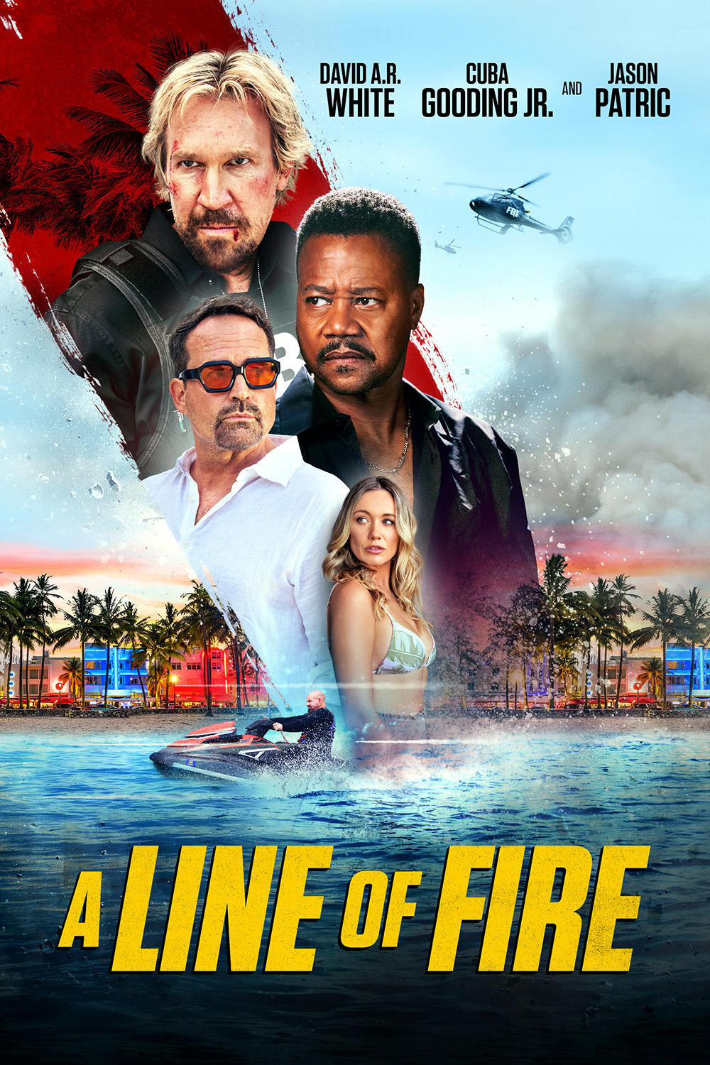 A Line Of Fire - Key Art