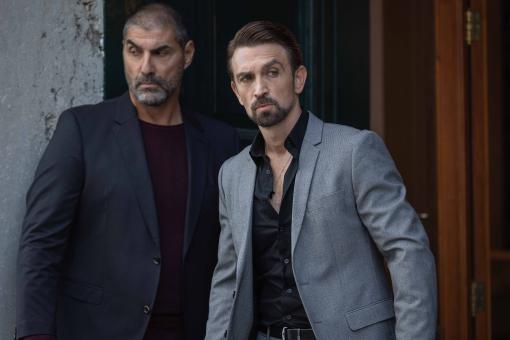 Image of Mafia Boss and his body guard